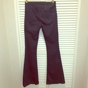 Denim flare. Stretch!